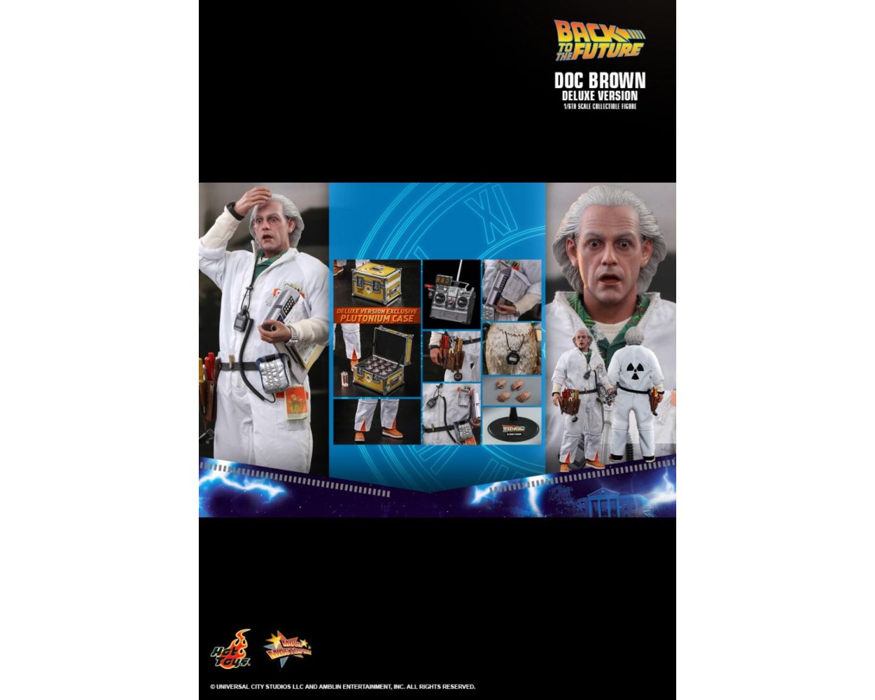 Коллекционная фигурка Hot Toys 1/6 Back to the Future: Doc Brown